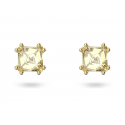 Pendientes Swarovski de botón Stilla Amarilla