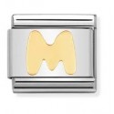 Link NOMINATION Italy Alfabeto "M" Oro
