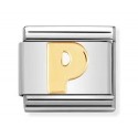 Link NOMINATION Italy Alfabeto "P" Oro