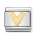 Link NOMINATION Italy Alfabeto "V" Oro