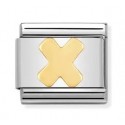 Link NOMINATION Italy Alfabeto "X" Oro