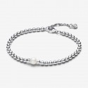 Pulsera Pandora Cuentas y Perlas Cultivadas de Agua Dulce
