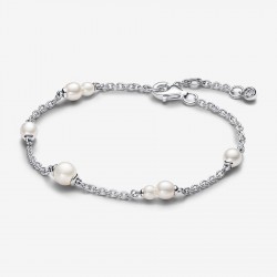 Pulsera Pandora Cadena Perlas Cultivadas de Agua Dulce