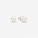 Pendientes Pandora de Botón Perla Cultivada de Agua Dulce de 4.5mm