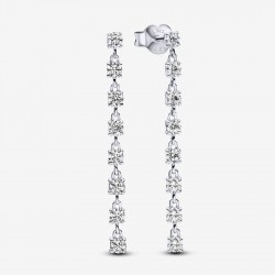 Pendientes Pandora Colgantes Ocho Gemas Brilantes