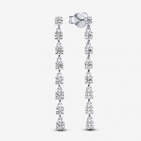 Pendientes Pandora Colgantes Ocho Gemas Brilantes
