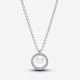 Collar Pandora Perla Cultivada de Agua Dulce y Pavé