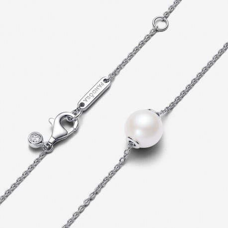 Collar Pandora Perla Cultivada de Agua Dulce