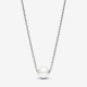 Collar Pandora Perla Cultivada de Agua Dulce