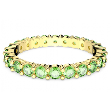 Anillo Swarovski Matrix Verde