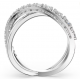 Anillo Swarovski Twist Blanco