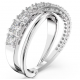 Anillo Swarovski Twist Blanco