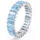 Anillo Swarovski Matrix Talla Baguette Azul
