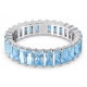 Anillo Swarovski Matrix Talla Baguette Azul