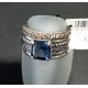 Anillo Plata de Ley Top Silver Verde con piedra azul