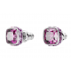 Pendientes Swarovski de botón Birthstone