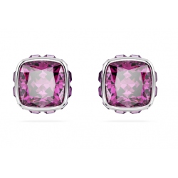 Pendientes Swarovski de botón Birthstone