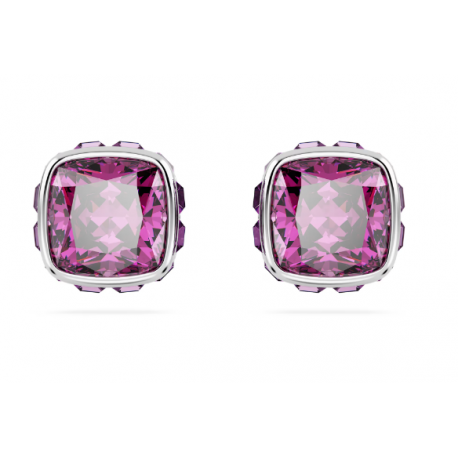 Pendientes Swarovski de botón Birthstone