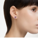 Pendientes Swarovski de botón Birthstone