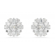 Pendientes Swarovski de botón Idyllia