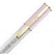 Bolígrafo Swarovsky Crystalline Lustre Rosa baño oro