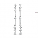 Pendientes Largos Plata y Circonita Naiomy
