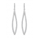 Pendientes Largos Plata y Circonita Naiomy