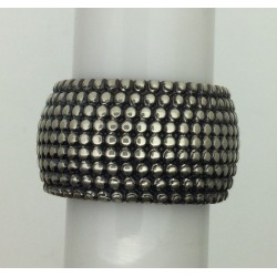 Anillo Plata de Ley Top Silver Punteado
