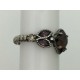 Anillo Plata de Ley Top Silver Hojas marron