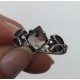 Anillo Plata de Ley Top Silver Hojas marron