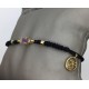 Pulsera chapada en oro Top Silver Lila