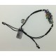 Pulsera Racimo Multicolor Top silver
