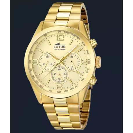 Reloj Lotus Minimalist Chapado