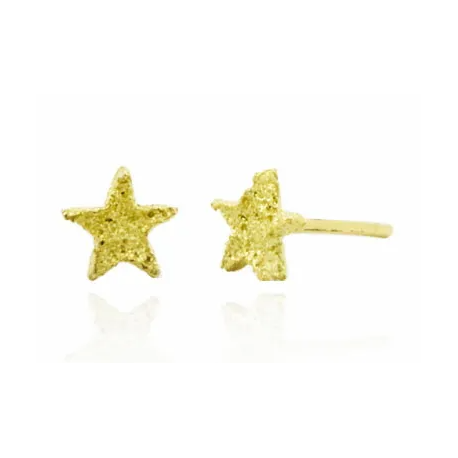 Pendientes estrella TOY de oro Ar i Or