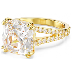 Anillo Swarovski de cóctel Stilla en tono oro