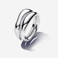 Anillos Pandora Combinables Forma Orgánica