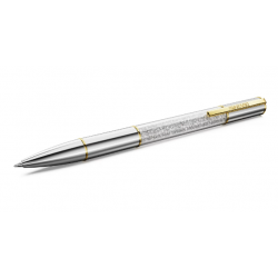 Bolígrafo Swarovsky Crystalline Lustre Plateado y baño oro