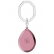 Llavero Swarovski piedra Rosa