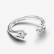 Anillo Pandora Abierto Estrellas Fugaces