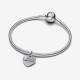 Charm Colgante Pandora Grabable Corazón Amor