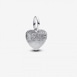Charm Colgante Pandora Grabable Corazón Amor