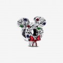 Charm Pandora Corona Navideña Mickey Mouse de Disney