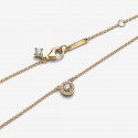 Collar Pandora en Pavé Halo Redondo