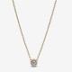 Collar Pandora en Pavé Halo Redondo