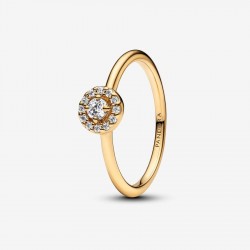 Anillo Pandora en Pavé Halo Redondo