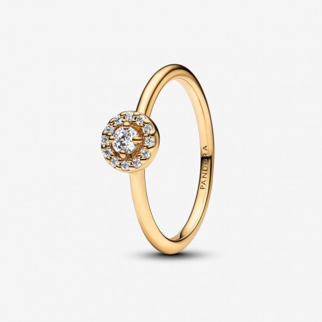 Anillo Pandora en Pavé Halo Redondo