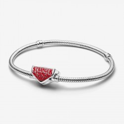 Pulsera Pandora Moments Cadena de Serpiente con Cierre de Stranger Things