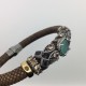 Pulsera Calcedonia Top Silver