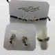 Pendiente Multicolor Chapado en Oro Top Silver