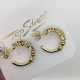 Pendiente Multicolor Chapado en Oro Top Silver